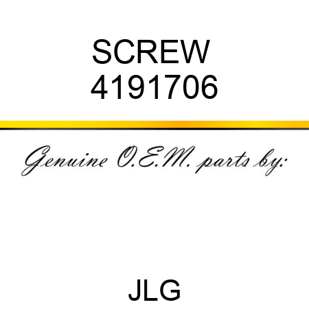 SCREW  4191706
