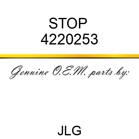 STOP  4220253