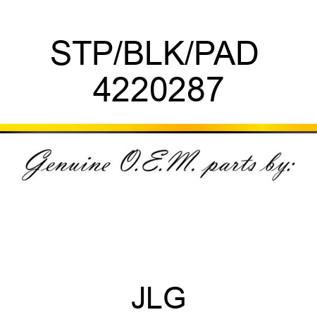 STP/BLK/PAD  4220287