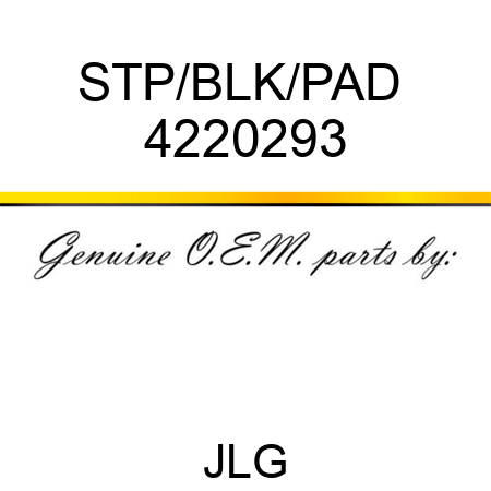 STP/BLK/PAD  4220293