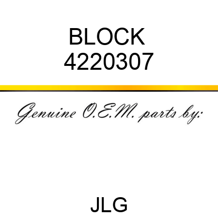BLOCK  4220307