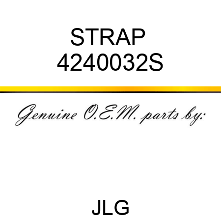 STRAP  4240032S