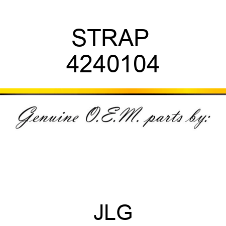 STRAP  4240104
