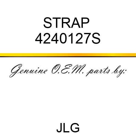 STRAP  4240127S