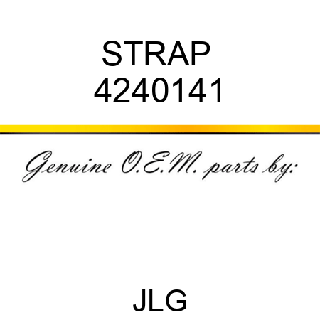 STRAP  4240141
