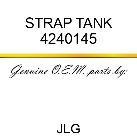 STRAP TANK 4240145