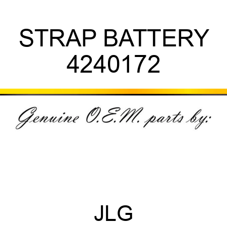STRAP BATTERY 4240172