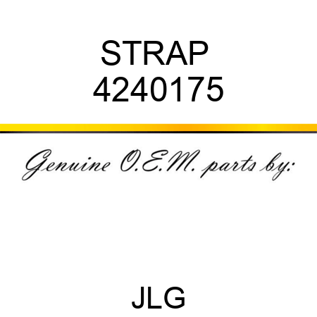 STRAP  4240175