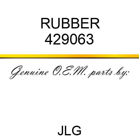 RUBBER 429063