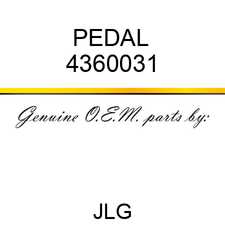 PEDAL  4360031