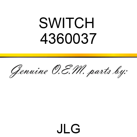 SWITCH  4360037