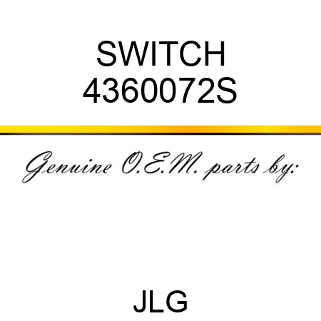SWITCH 4360072S
