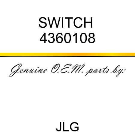SWITCH  4360108