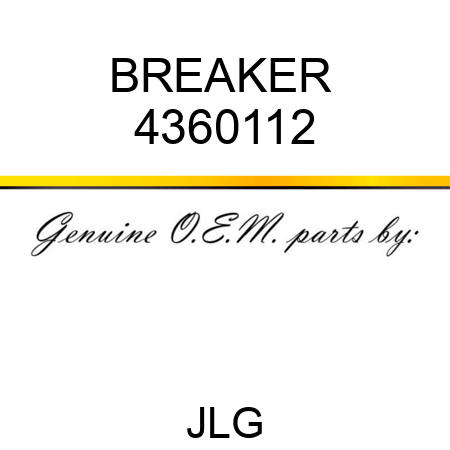 BREAKER  4360112
