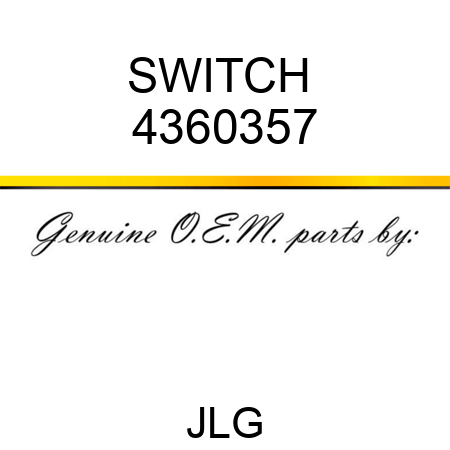 SWITCH  4360357