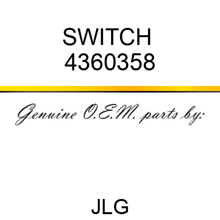SWITCH  4360358