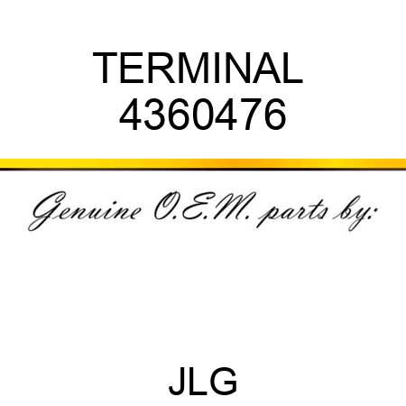 TERMINAL  4360476