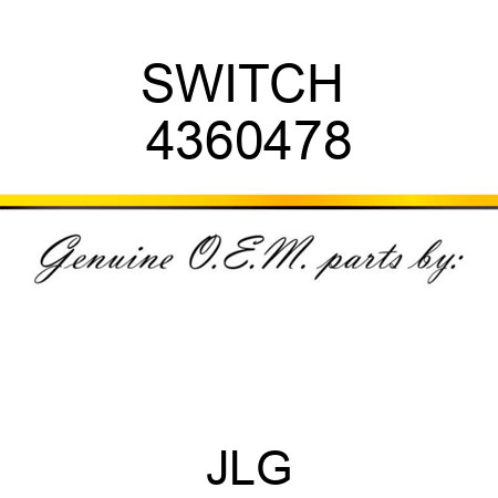 SWITCH  4360478