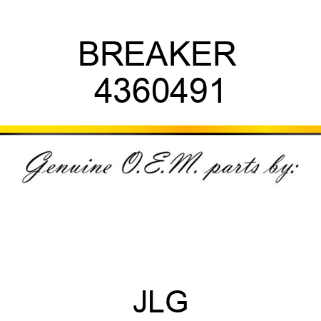 BREAKER  4360491