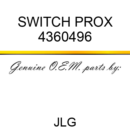 SWITCH PROX 4360496