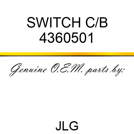 SWITCH C/B 4360501