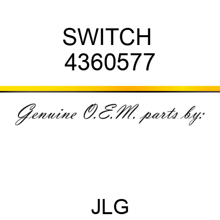 SWITCH  4360577