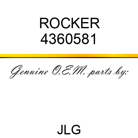ROCKER 4360581