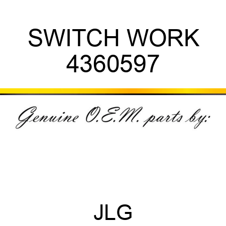 SWITCH WORK 4360597