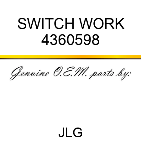 SWITCH WORK 4360598