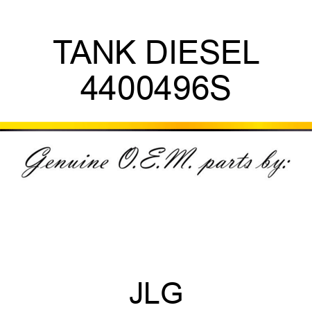 TANK DIESEL 4400496S