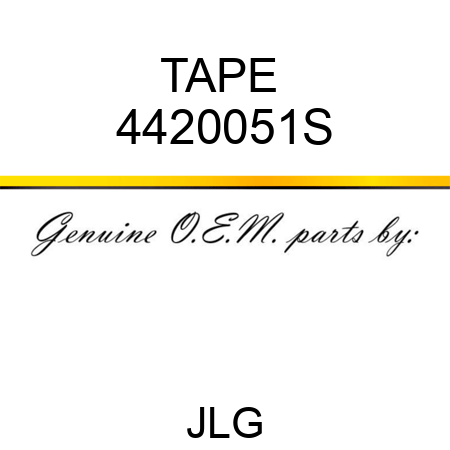 TAPE  4420051S