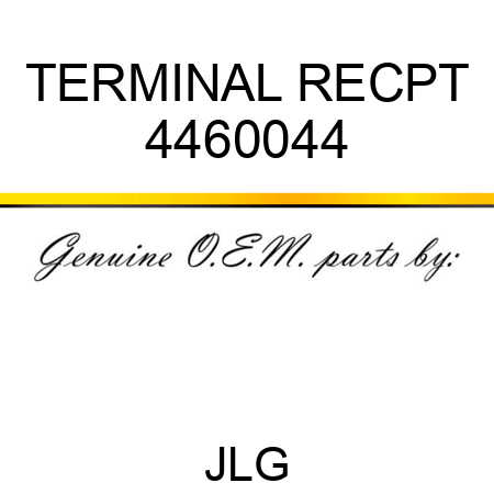 TERMINAL RECPT 4460044