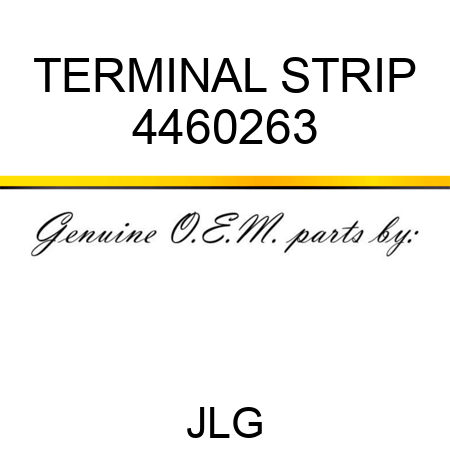 TERMINAL STRIP 4460263