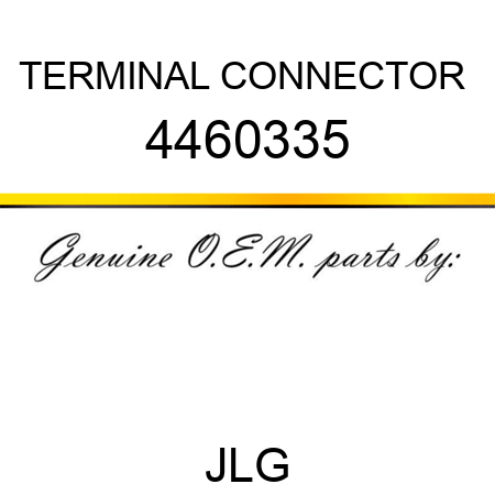 TERMINAL CONNECTOR  4460335