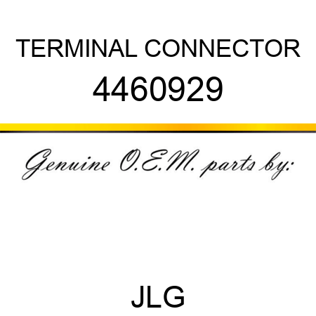 TERMINAL CONNECTOR 4460929