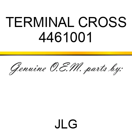 TERMINAL CROSS 4461001