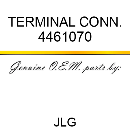 TERMINAL CONN. 4461070