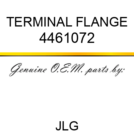TERMINAL FLANGE 4461072