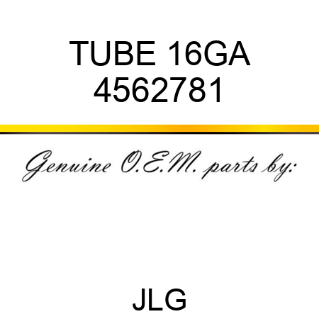 TUBE 16GA 4562781