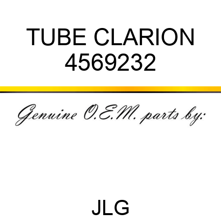 TUBE CLARION 4569232