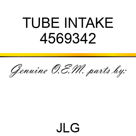 TUBE INTAKE 4569342
