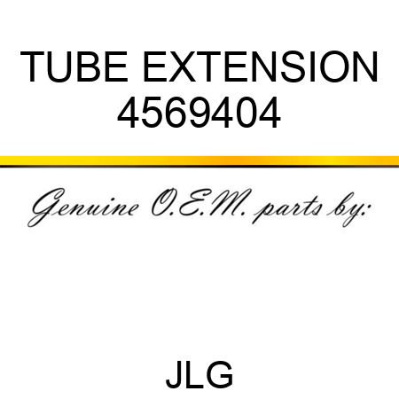 TUBE EXTENSION 4569404