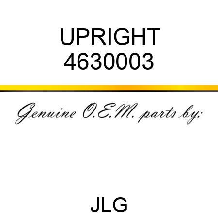 UPRIGHT 4630003