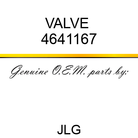 VALVE  4641167