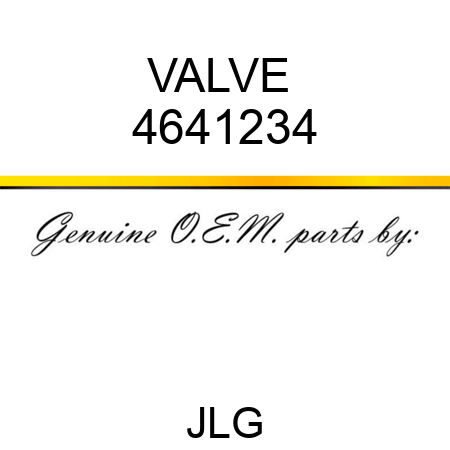 VALVE  4641234