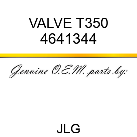 VALVE T350 4641344