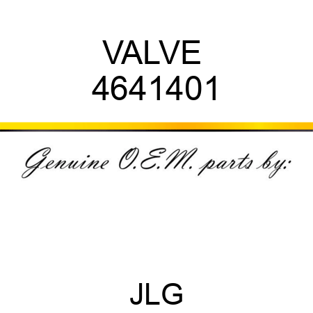 VALVE  4641401