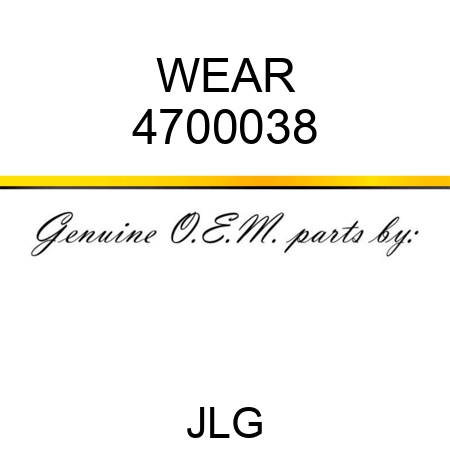 WEAR 4700038
