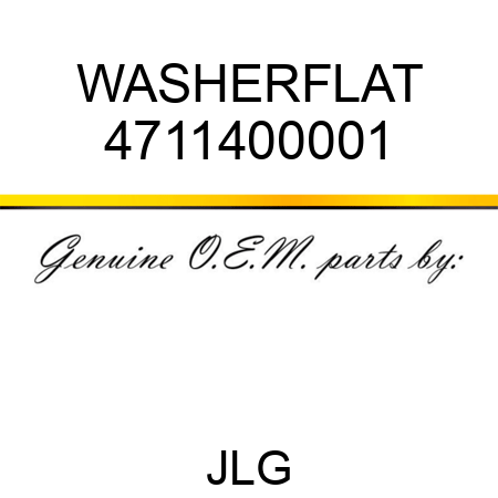 WASHERFLAT 4711400001