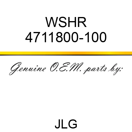 WSHR 4711800-100